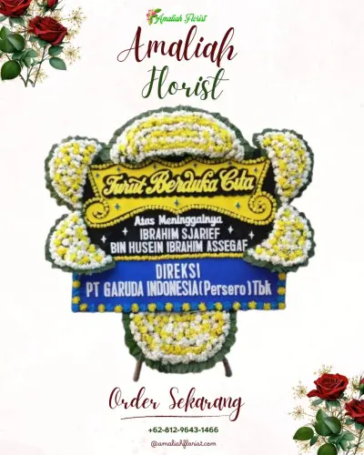 Papan Bunga Duka di Kemranggon