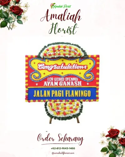Bunga Papan Congratulation di Kemranggon